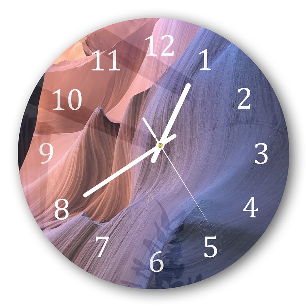 Wanduhr Rund - Antelope Canyon