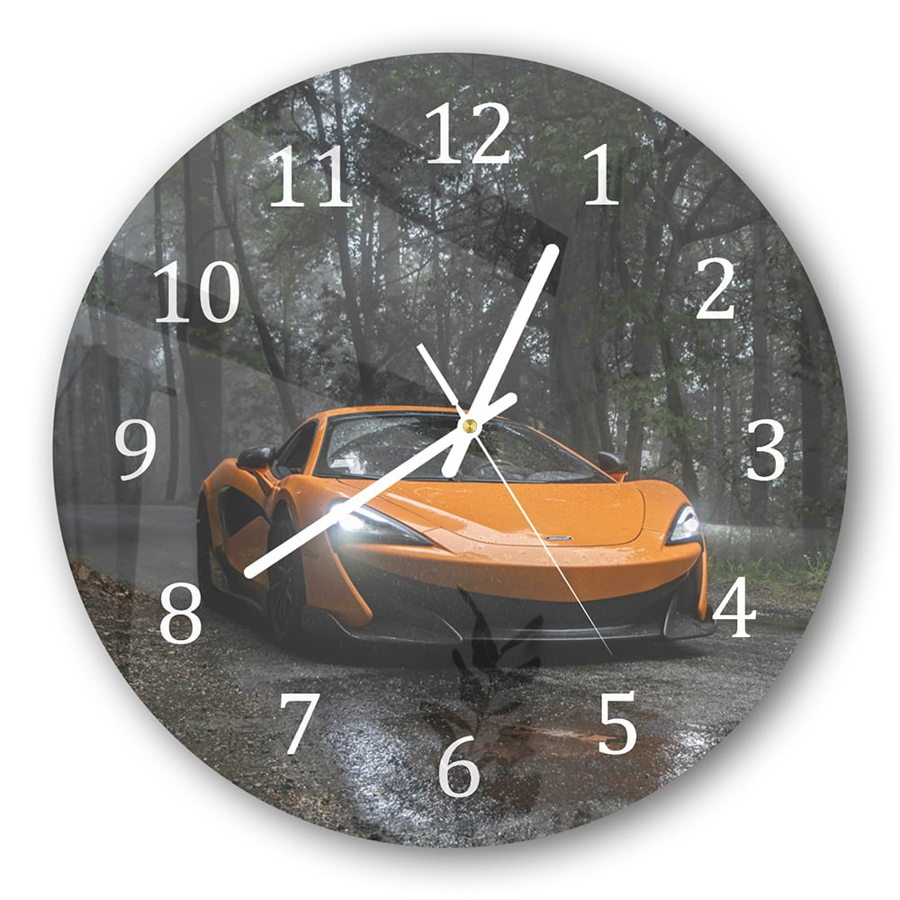 Wanduhr Rund - McLaren-Frontansicht