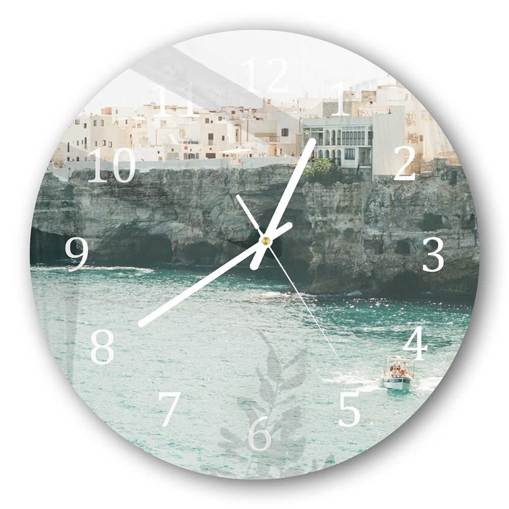 Wanduhr Rund - Puglia in Italien