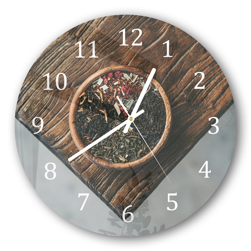 Wanduhr Rund - Kunst der Gewürze