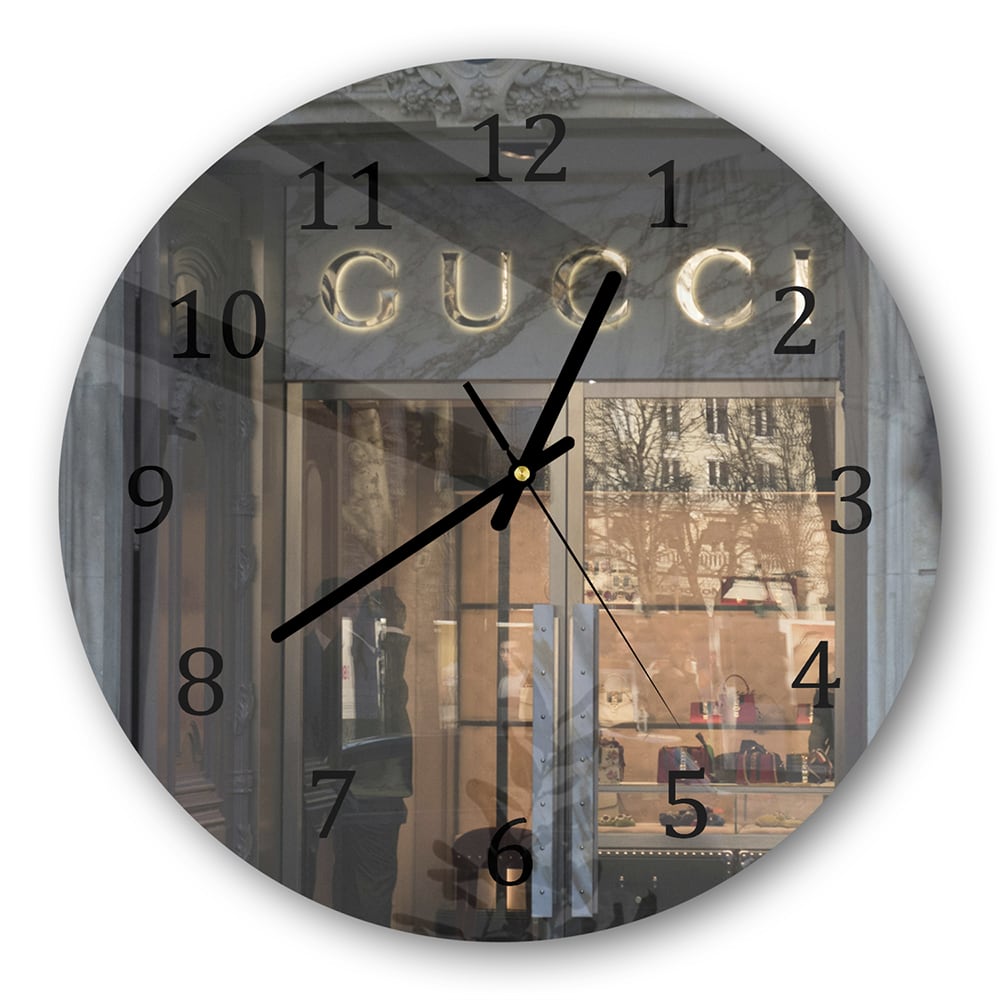 Wanduhr Rund - Gucci-Geschäft