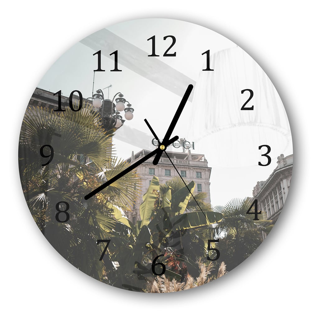 Wanduhr Rund - Gucci-Gebäude