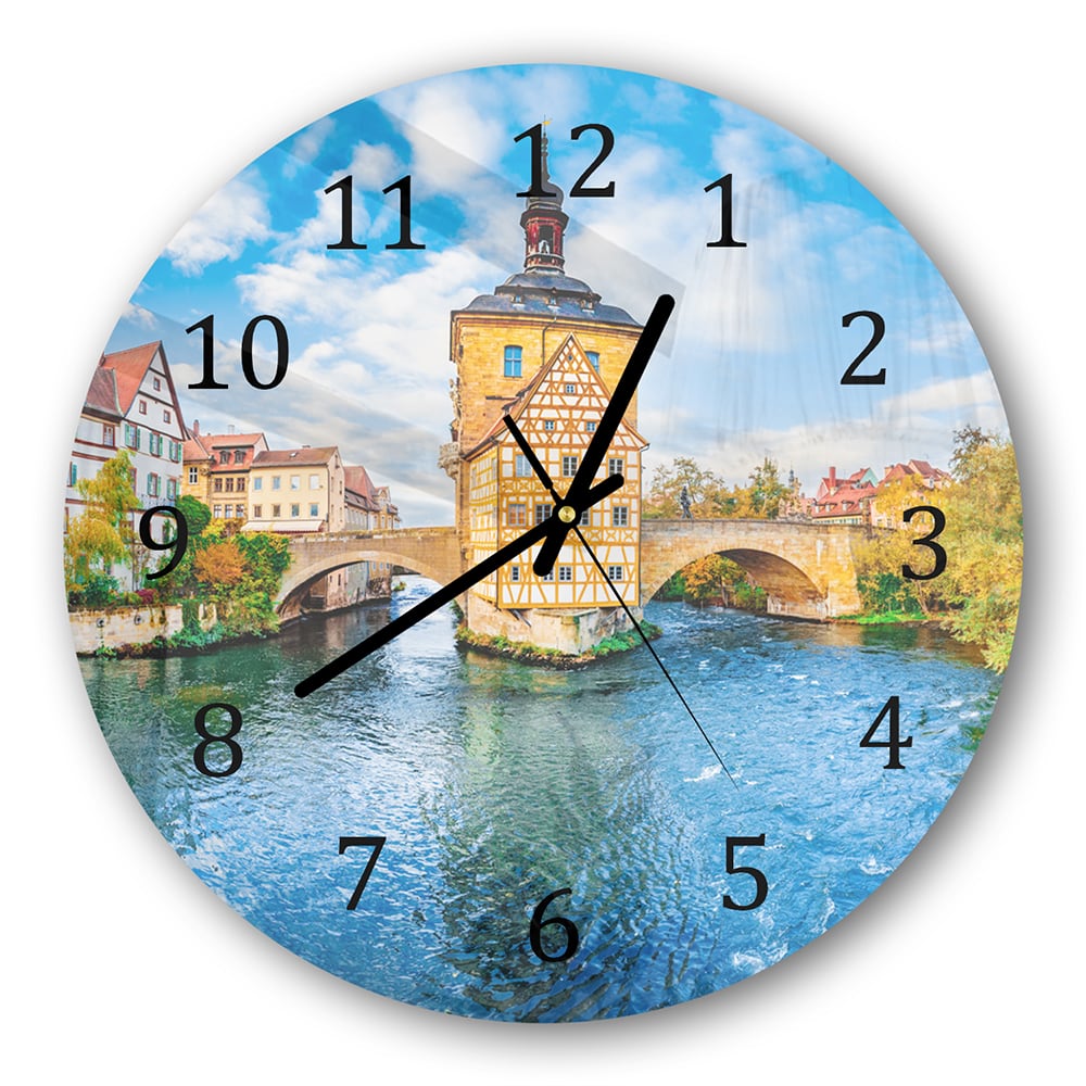 Wanduhr Rund - Altstadt von Bamberg