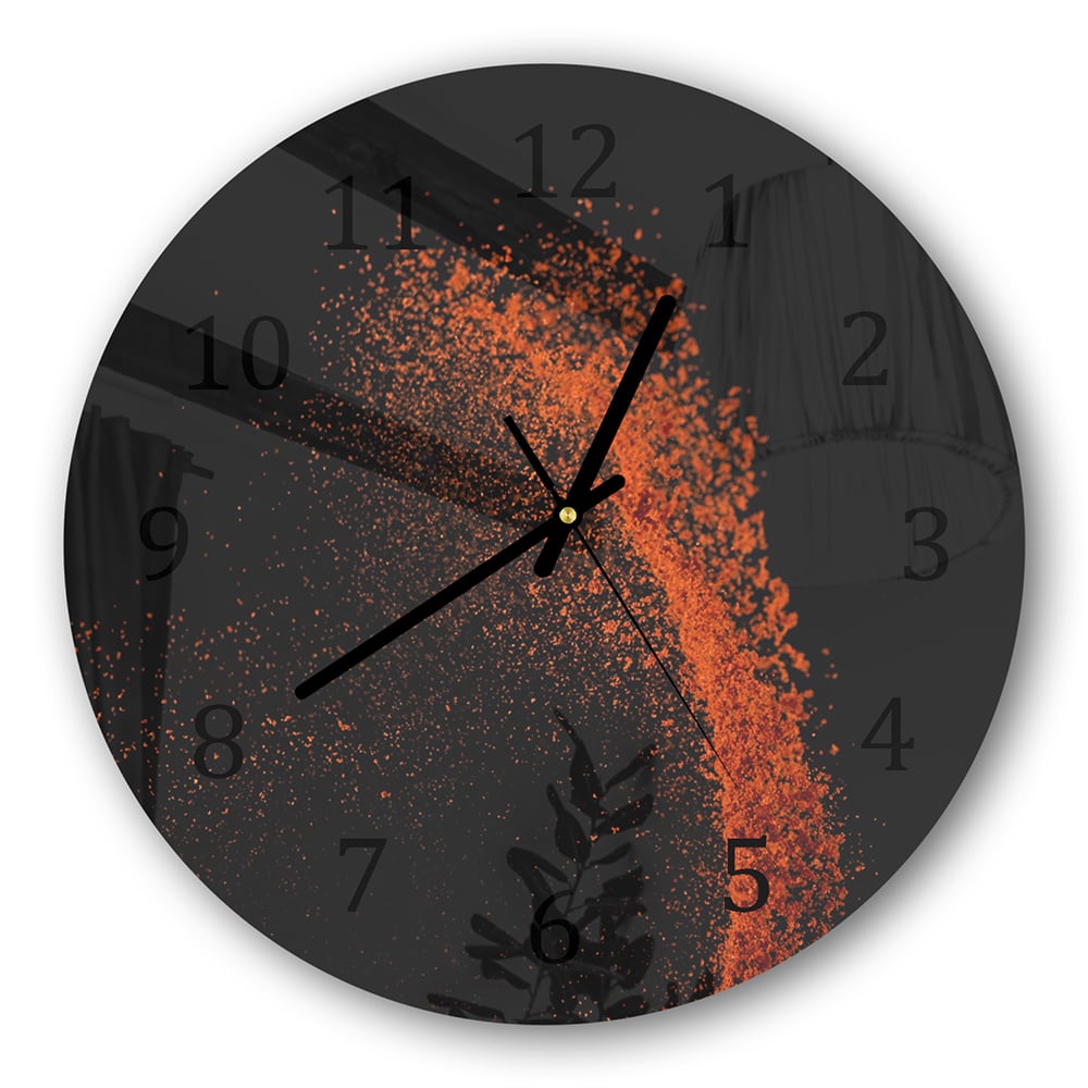 Wanduhr Rund - Paprikapulver