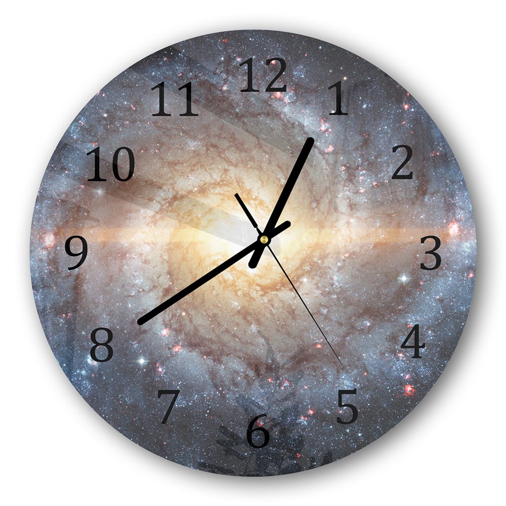 Wanduhr Rund - Nebel zwischen den Sternen