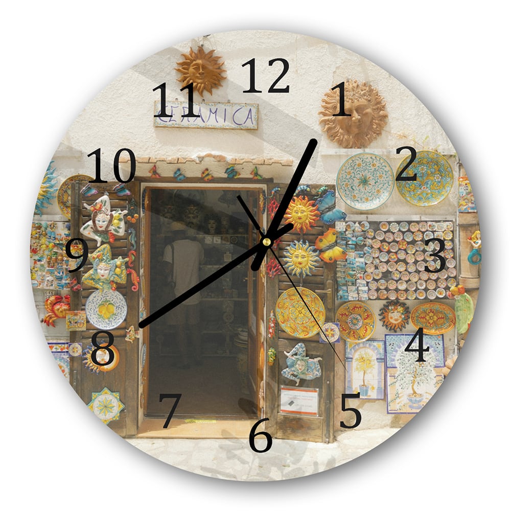 Wanduhr Rund - Künstlerischer Laden