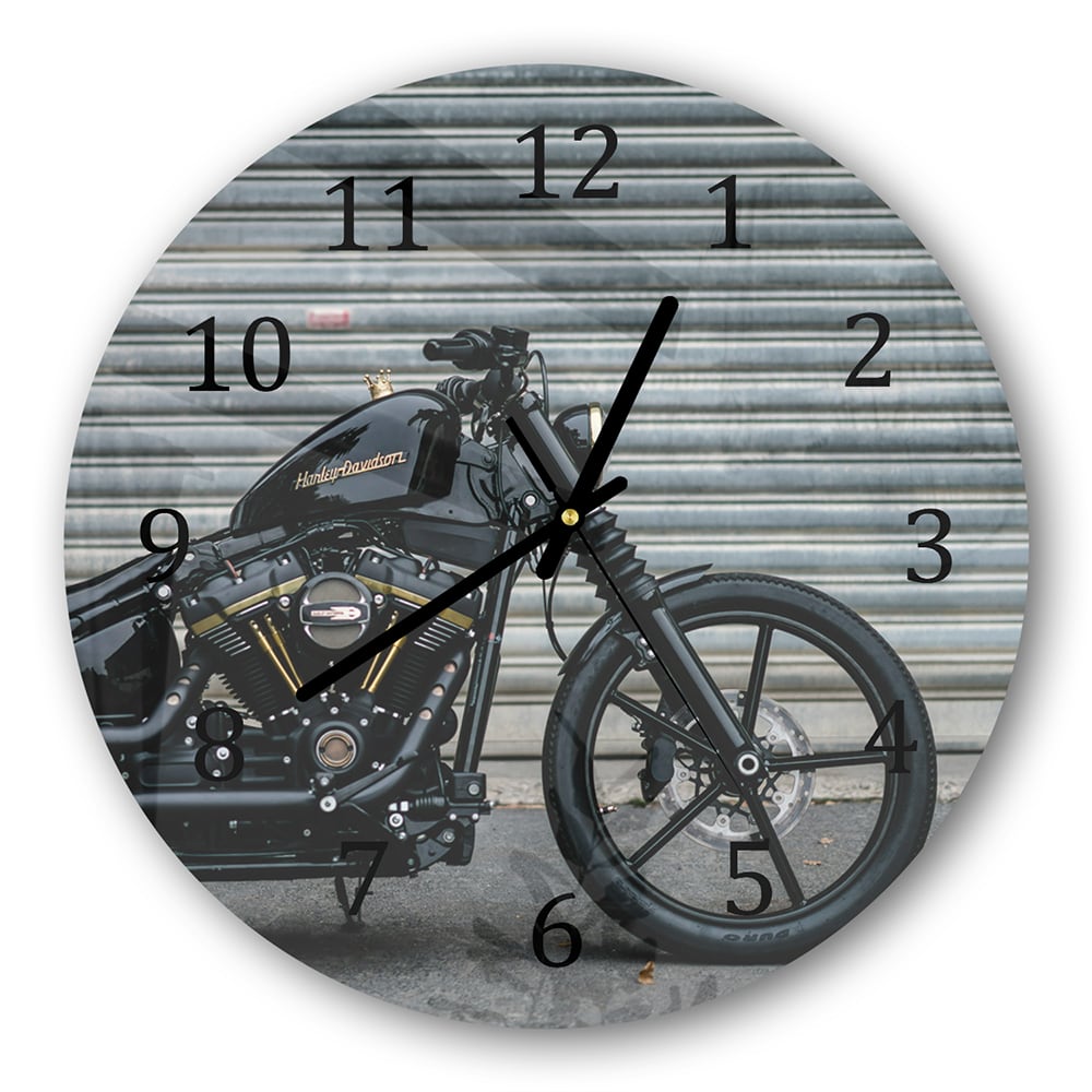 Wanduhr Rund - Harley Davidson