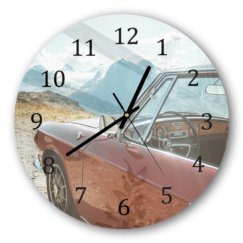 Wanduhr Rund - Karmann Ghia