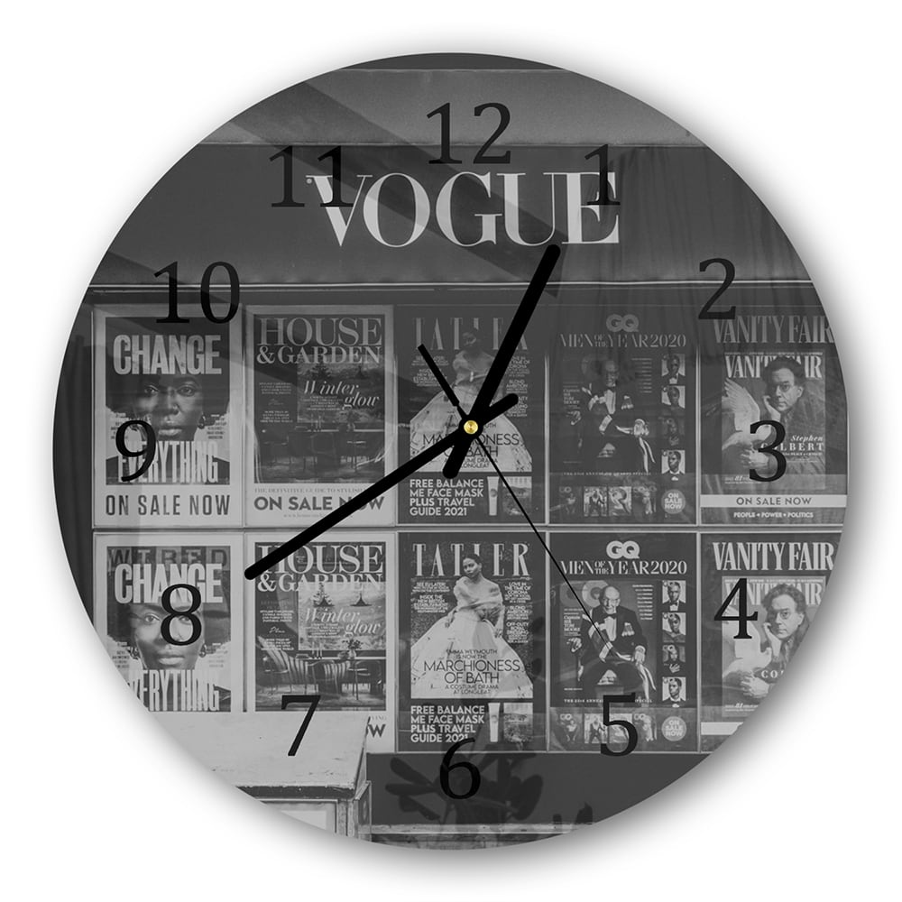 Wanduhr Rund - Vogue