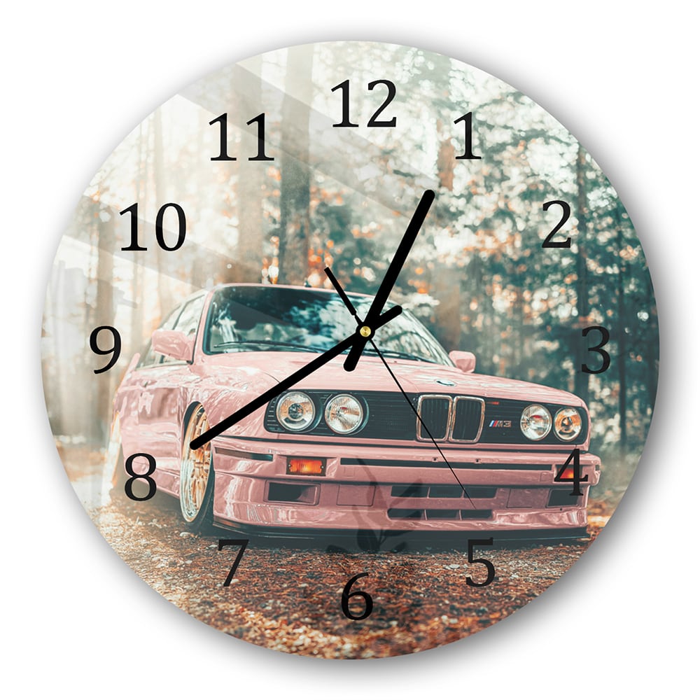 Wanduhr Rund - BMW E30 M3