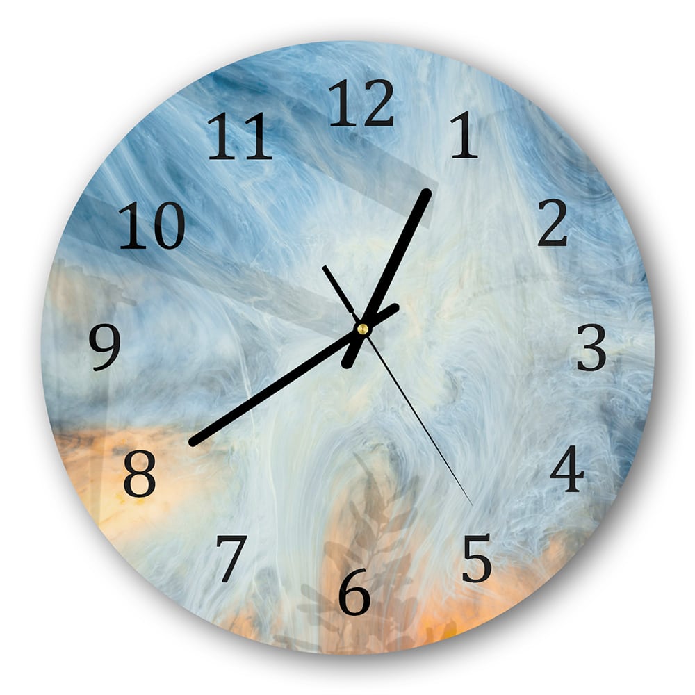 Wanduhr Rund - Mystischer Himmel