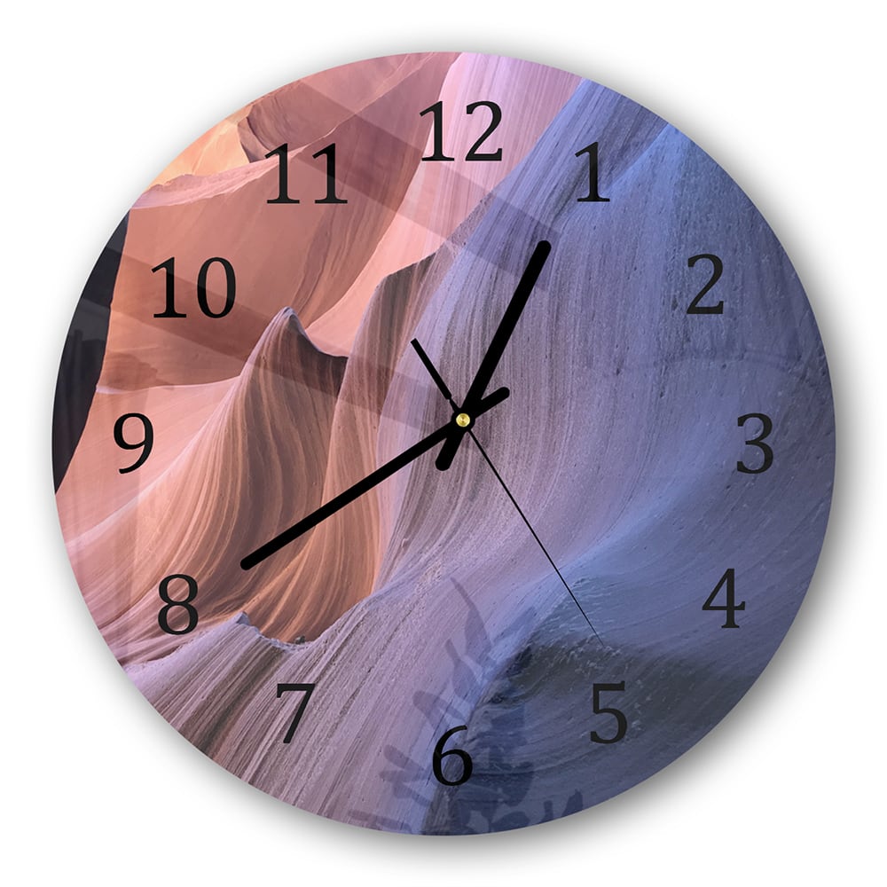 Wanduhr Rund - Antelope Canyon