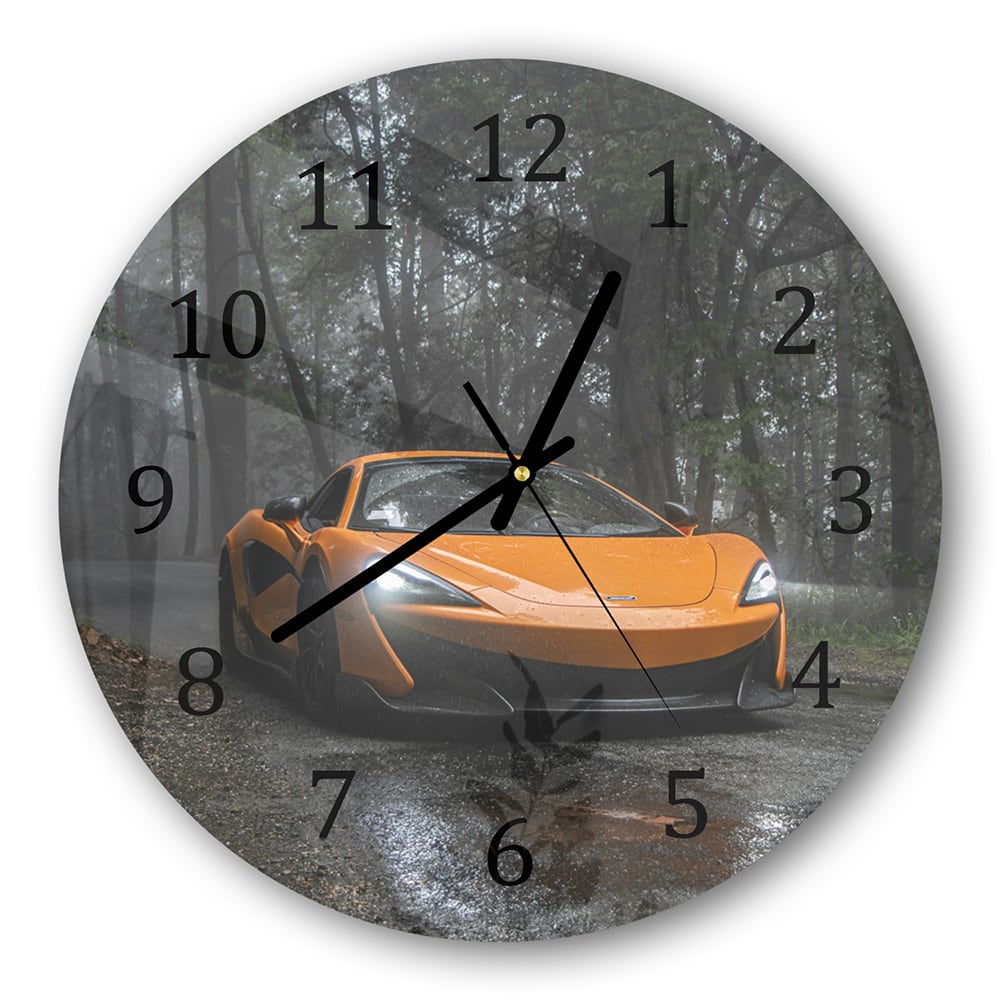 Wanduhr Rund - McLaren-Frontansicht