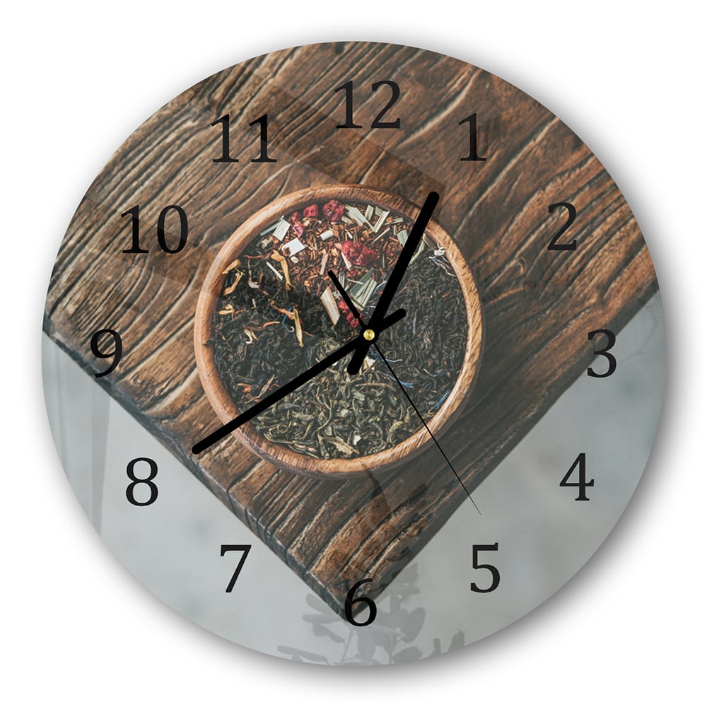 Wanduhr Rund - Kunst der Gewürze