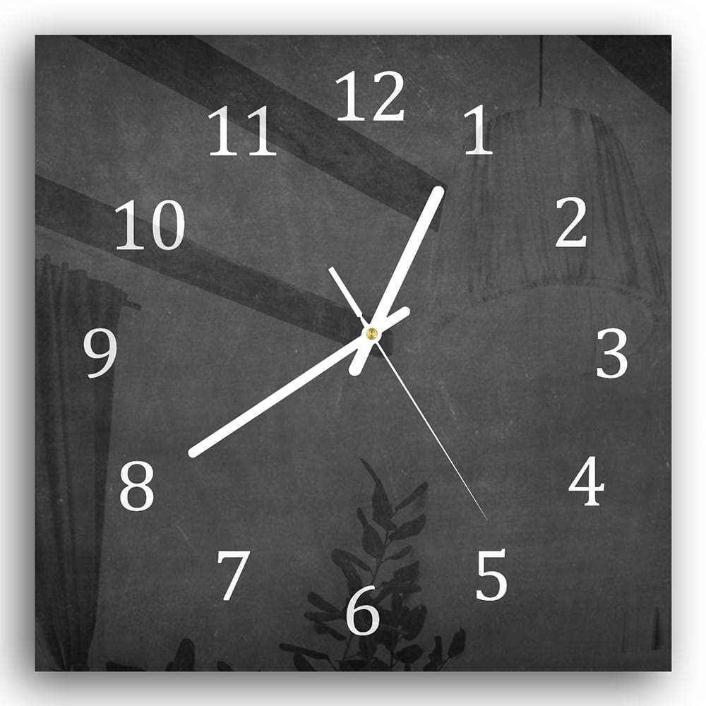 Wanduhr 30x30 - Schultafel