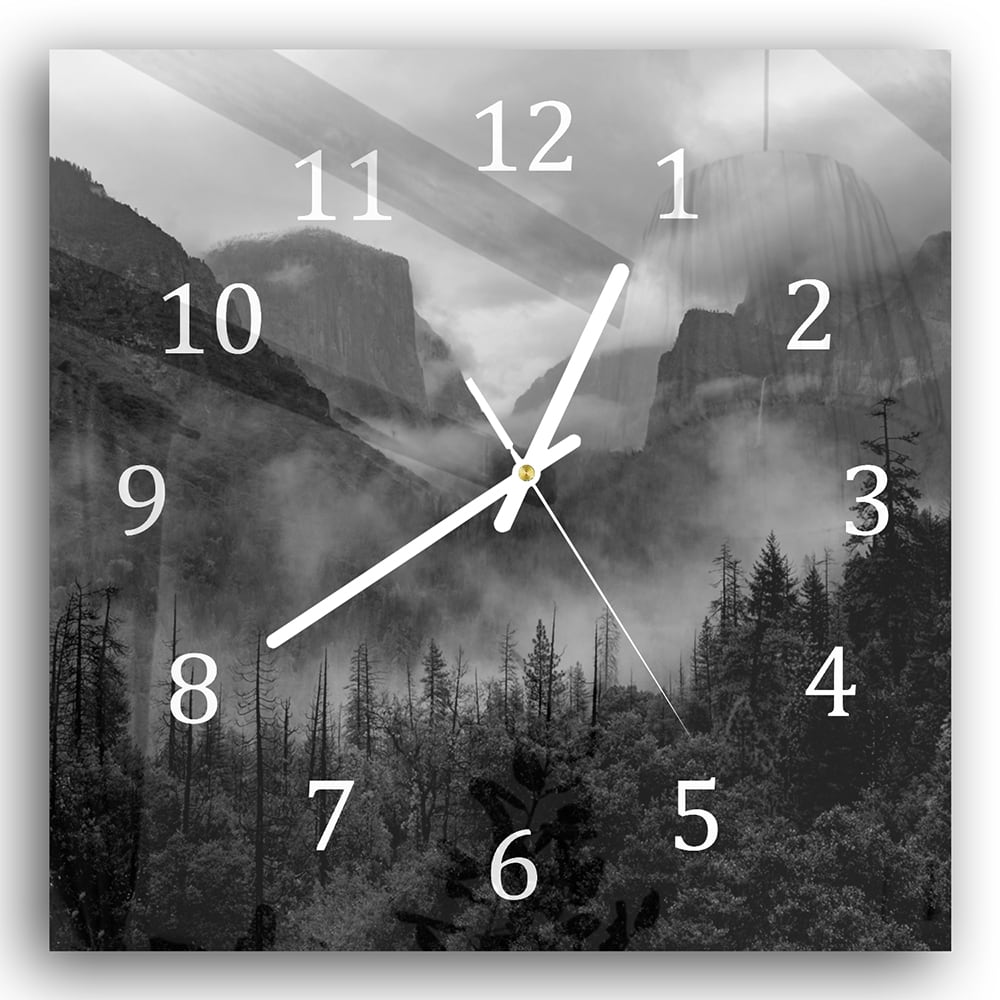 Wanduhr 30x30 - Yosemite-Nationalpark