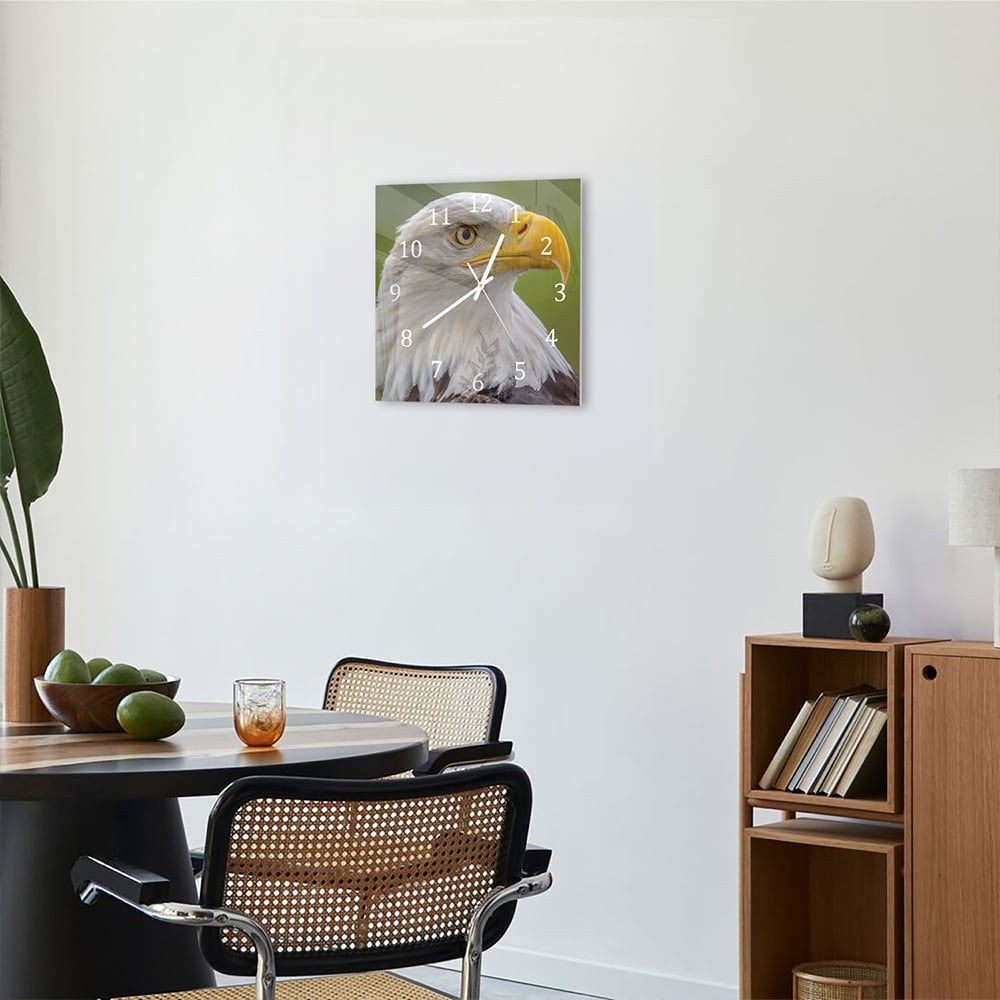 Wanduhr 30x30 - Seeadler