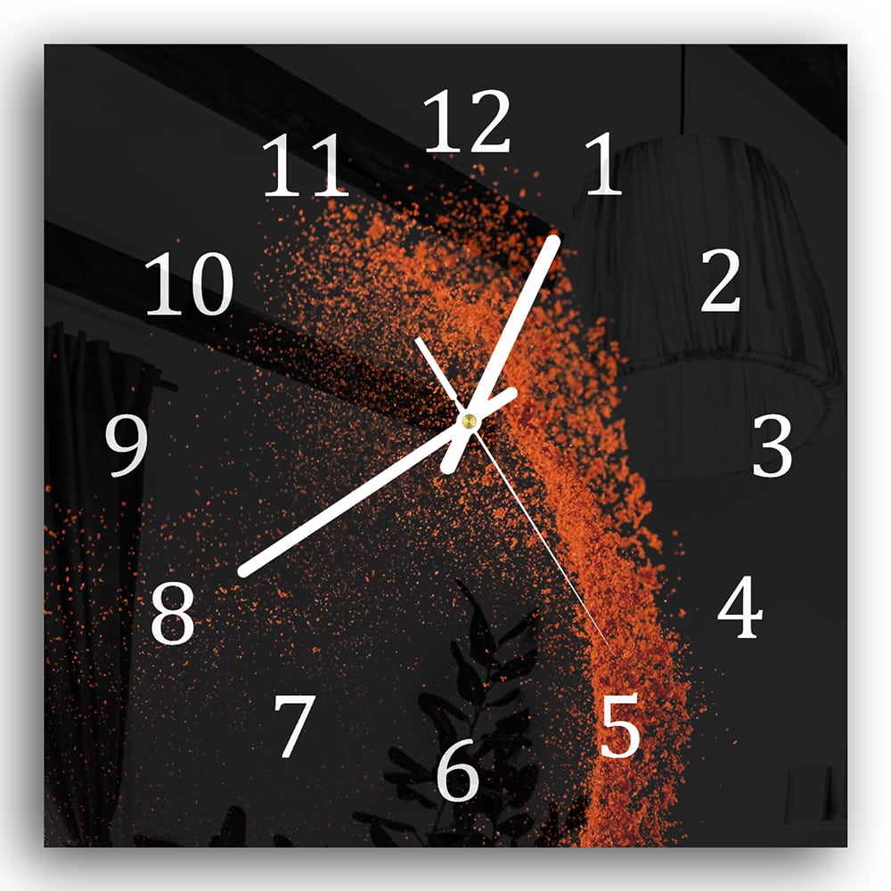Wanduhr 30x30 - Paprikapulver