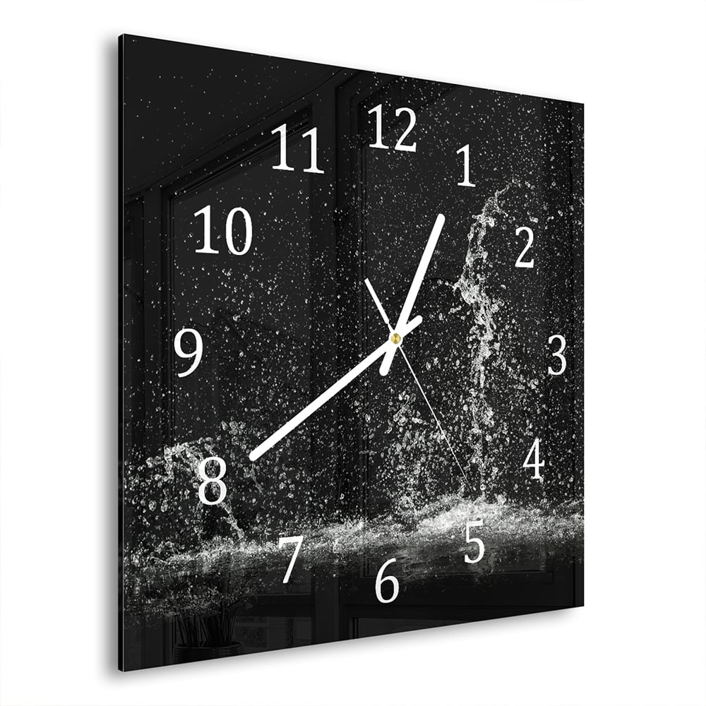 Wanduhr 30x30 - Splash