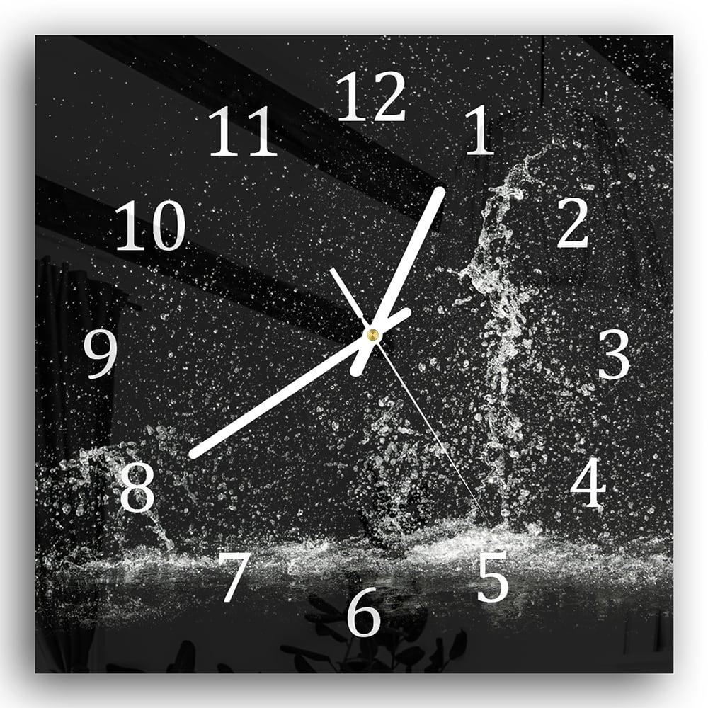 Wanduhr 30x30 - Splash