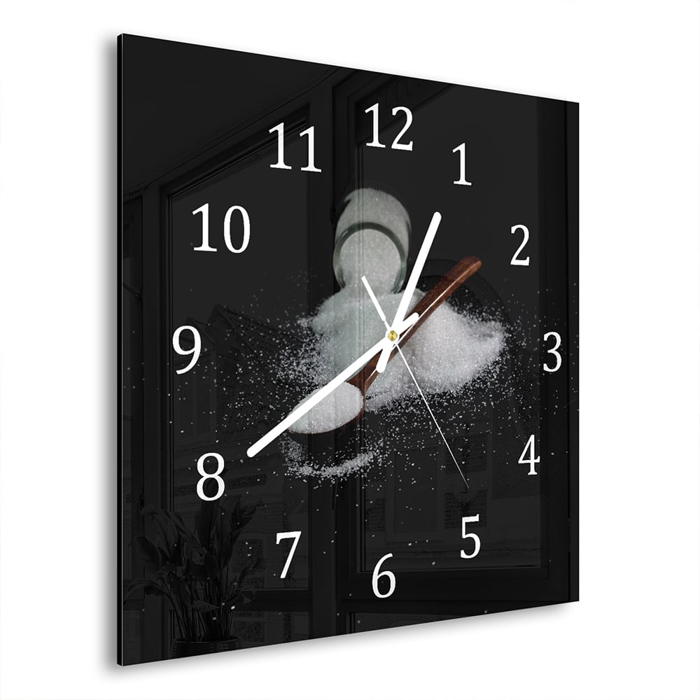 Wanduhr 30x30 - Zucker