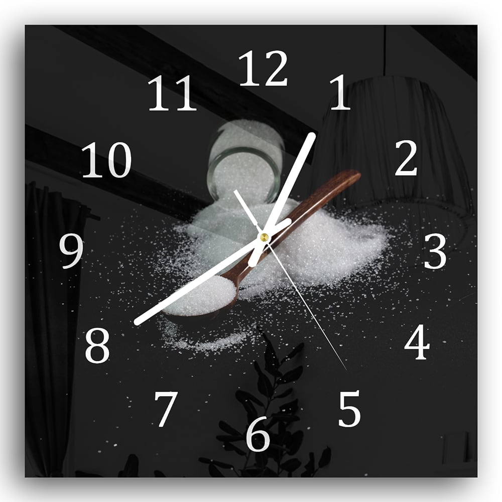 Wanduhr 30x30 - Zucker
