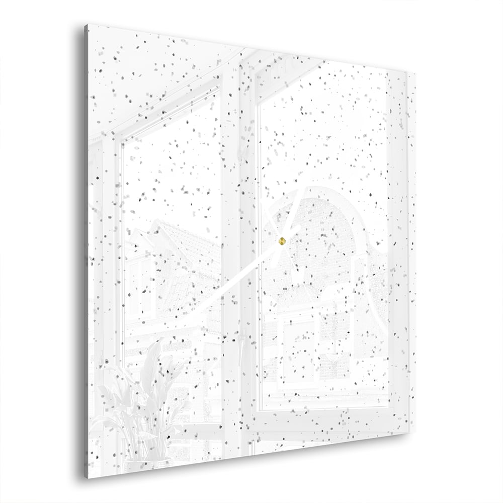 Wanduhr 30x30 - Sempre Terrazzo