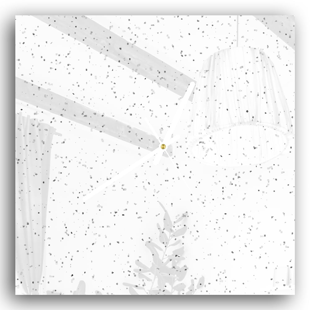 Wanduhr 30x30 - Sempre Terrazzo