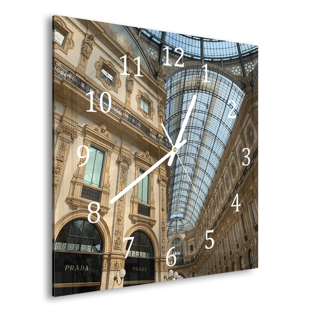 Wanduhr 30x30 - Luxus-Einkaufszentrum