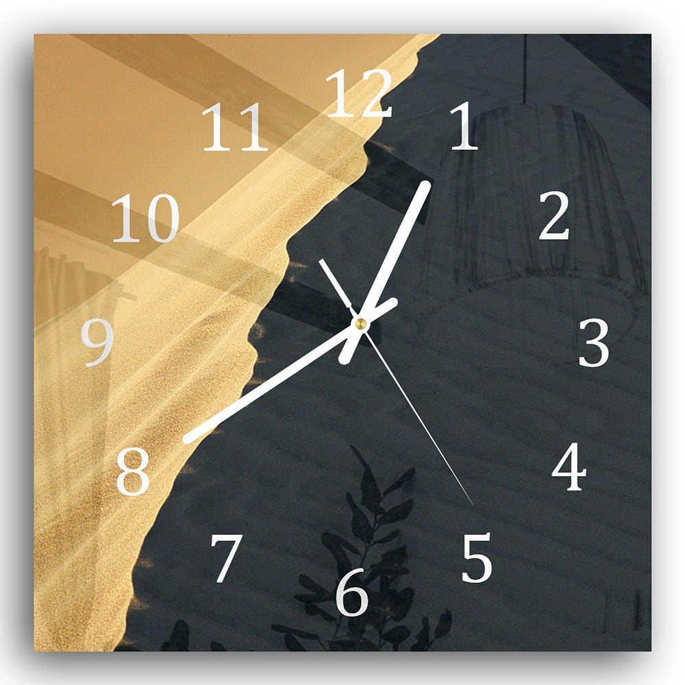 Wanduhr 30x30 - Sonnige Sanddüne
