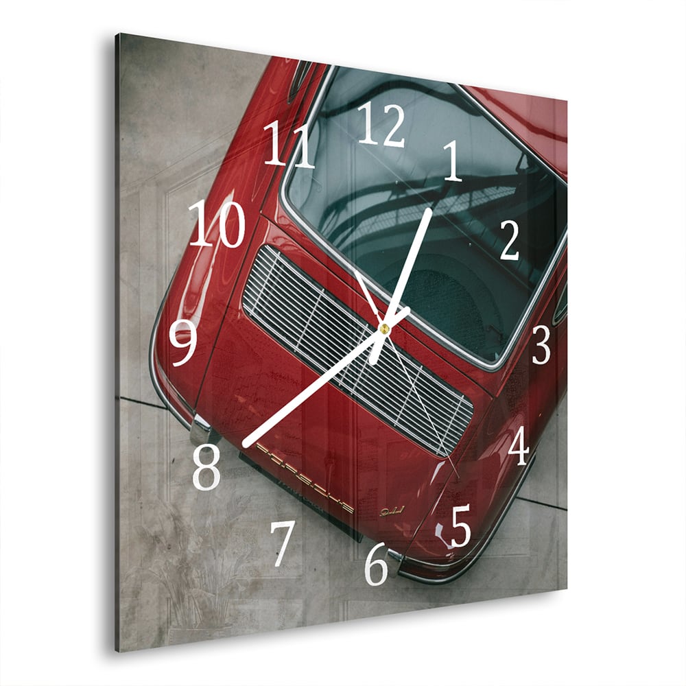 Wanduhr 30x30 - Porsche 911