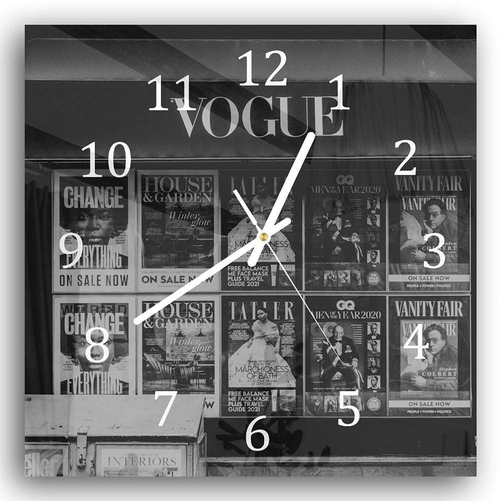Wanduhr 30x30 - Vogue