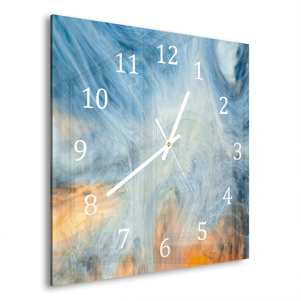 Wanduhr 30x30 - Mystischer Himmel