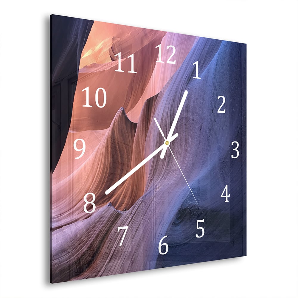 Wanduhr 30x30 - Antelope Canyon