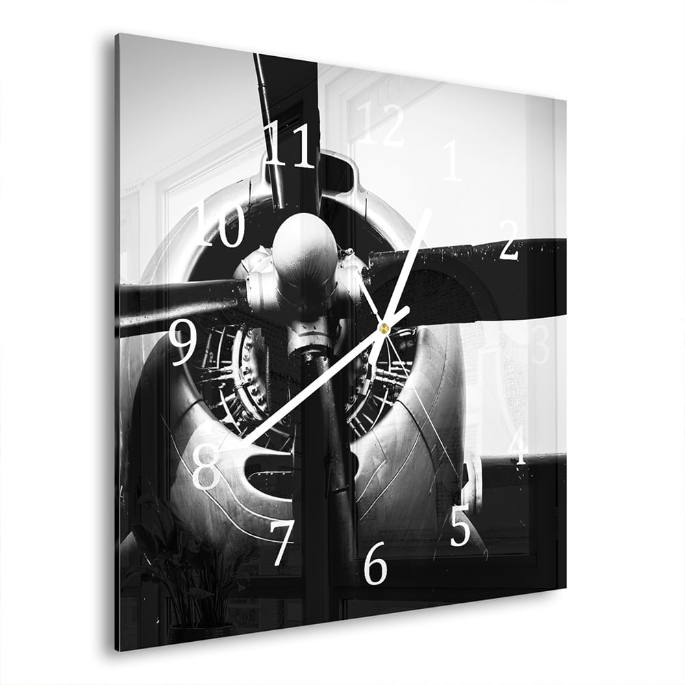 Wanduhr 30x30 - Radialmotor