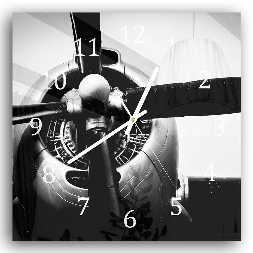 Wanduhr 30x30 - Radialmotor