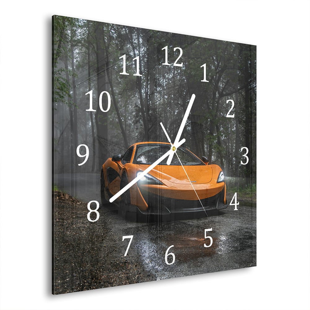 Wanduhr 30x30 - McLaren-Frontansicht