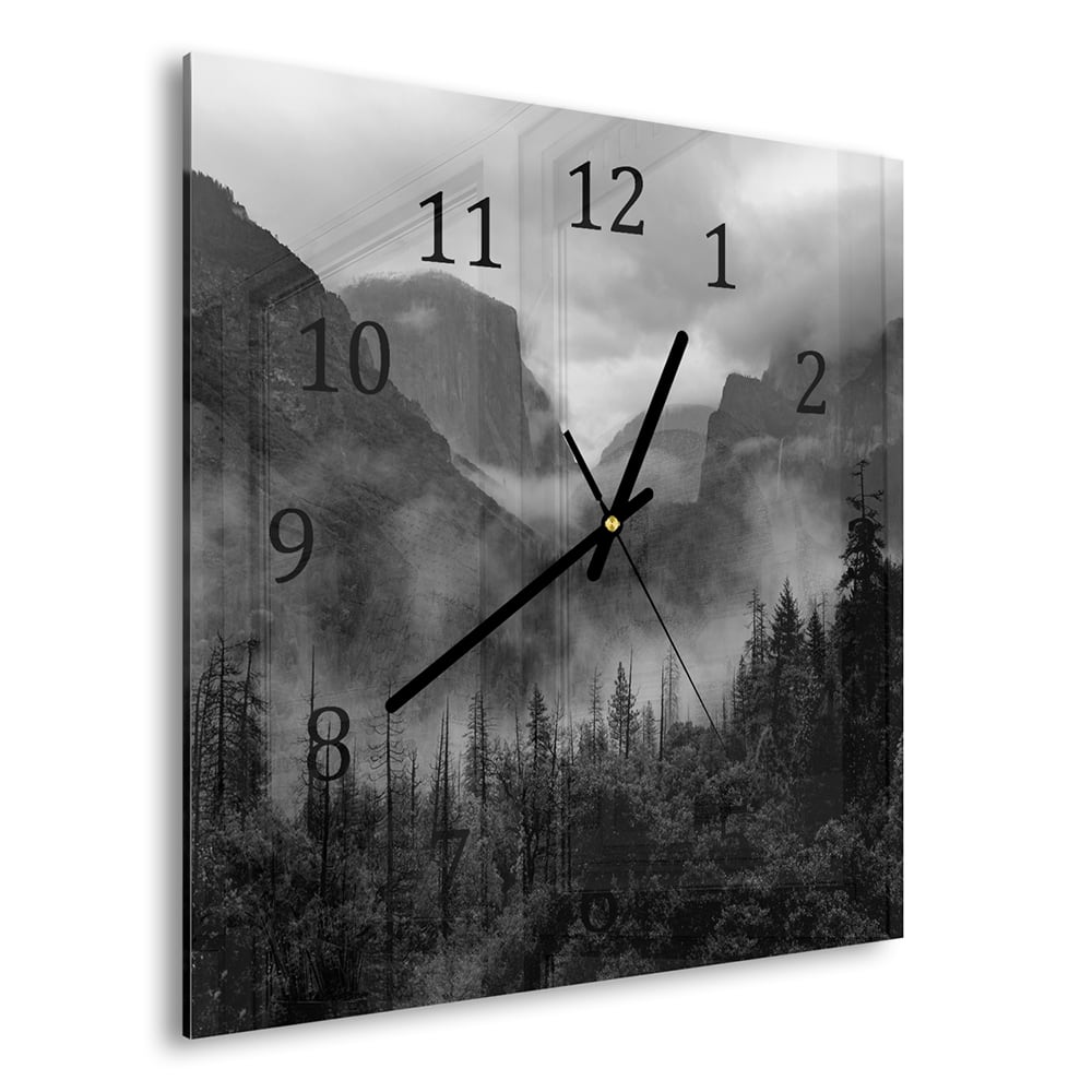 Wanduhr 30x30 - Yosemite-Nationalpark