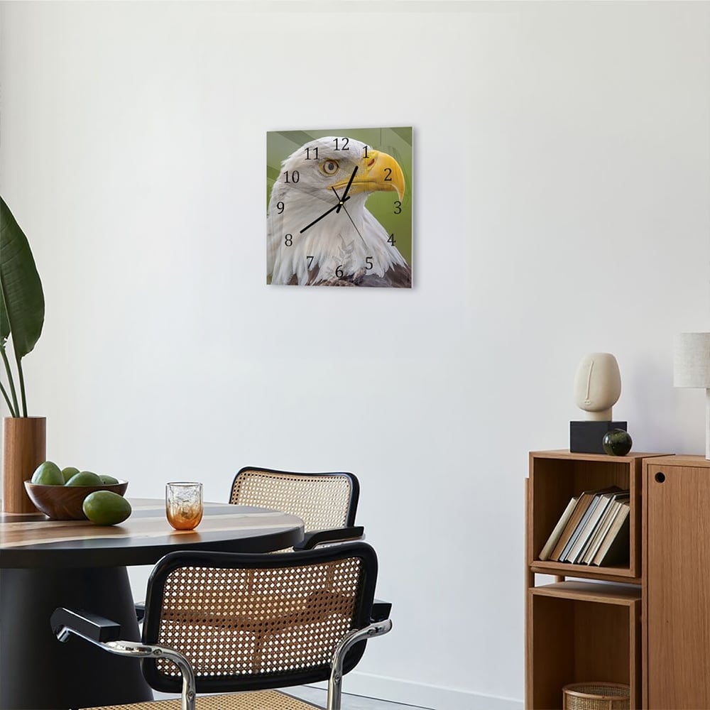 Wanduhr 30x30 - Seeadler