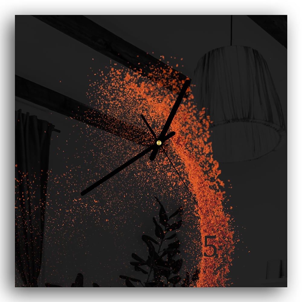 Wanduhr 30x30 - Paprikapulver