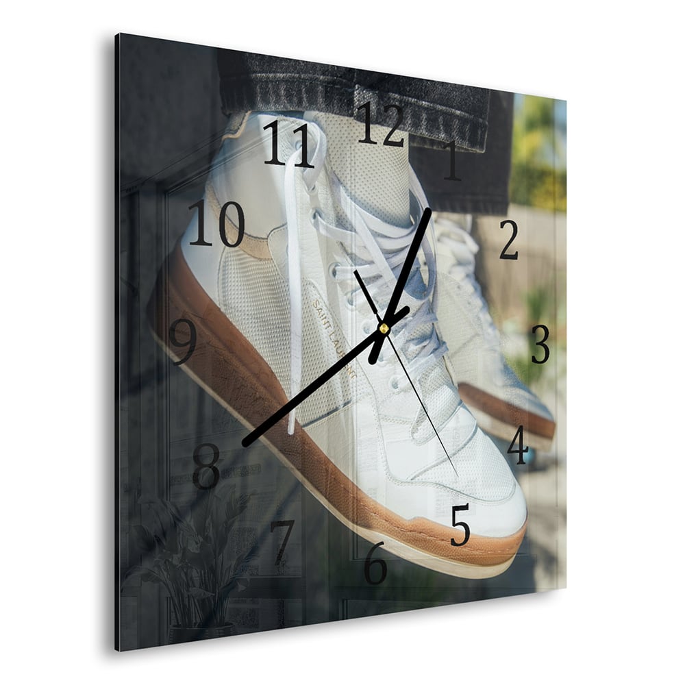Wanduhr 30x30 - Saint Laurent Schuhe
