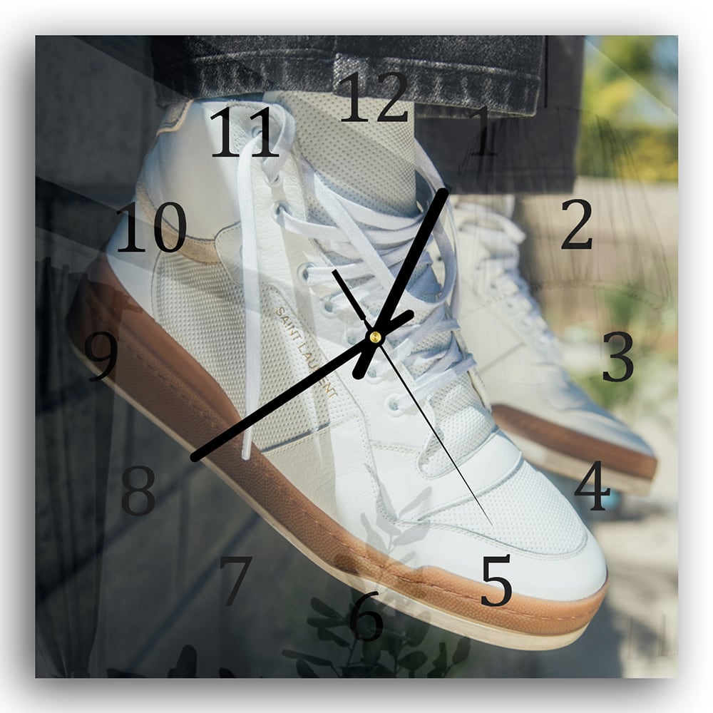 Wanduhr 30x30 - Saint Laurent Schuhe