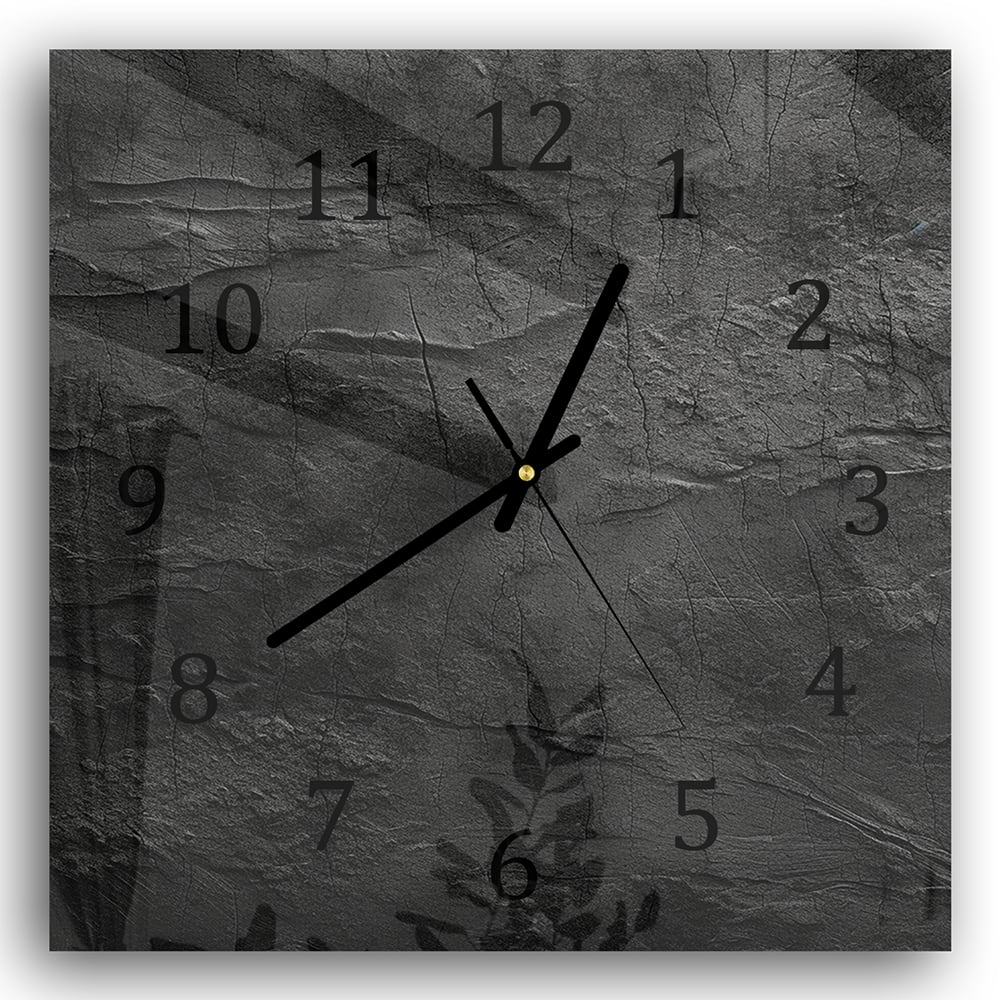 Wanduhr 30x30 - Zerbrochene Wand