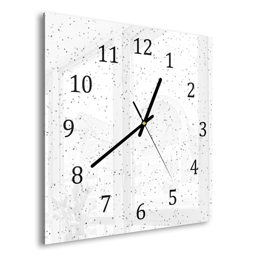 Wanduhr 30x30 - Sempre Terrazzo