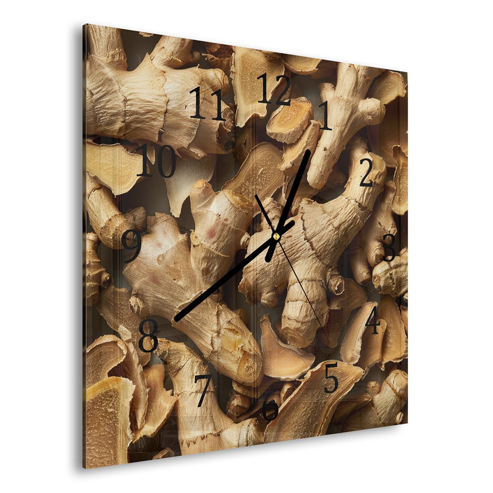Wanduhr 30x30 - Ingwer