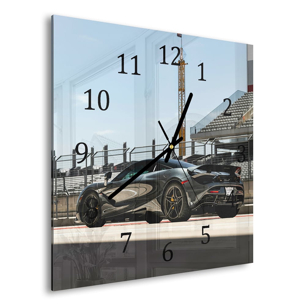 Wanduhr 30x30 - McLaren