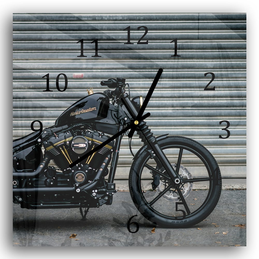 Wanduhr 30x30 - Harley Davidson