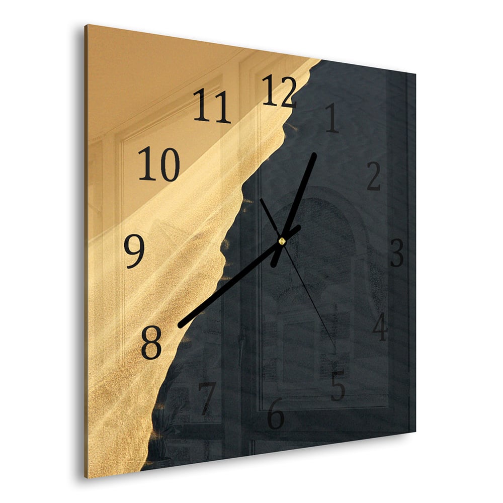 Wanduhr 30x30 - Sonnige Sanddüne