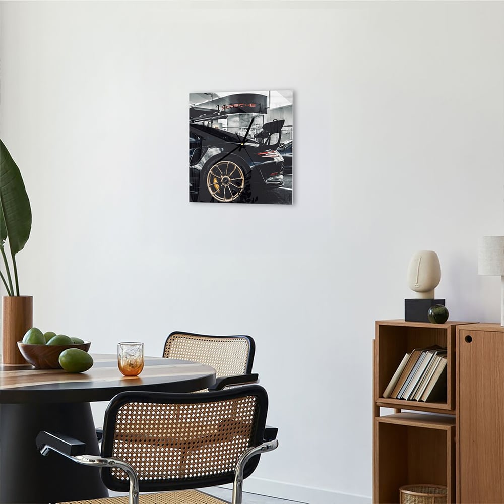 Wanduhr 30x30 - Porsche GT3 RS
