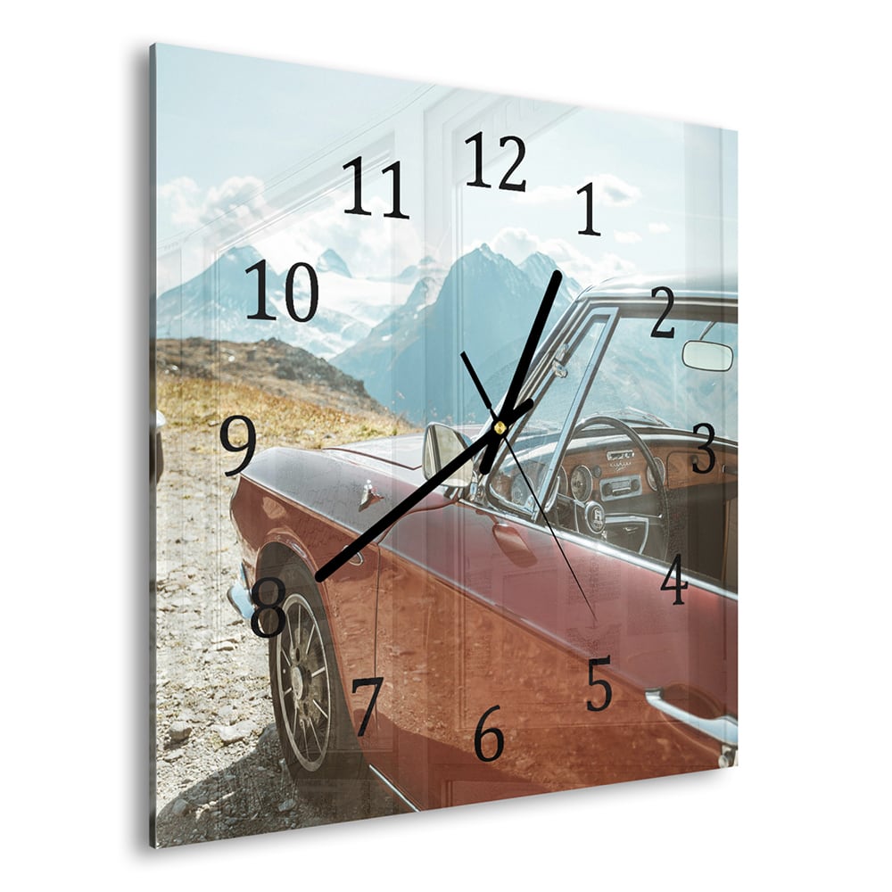 Wanduhr 30x30 - Karmann Ghia